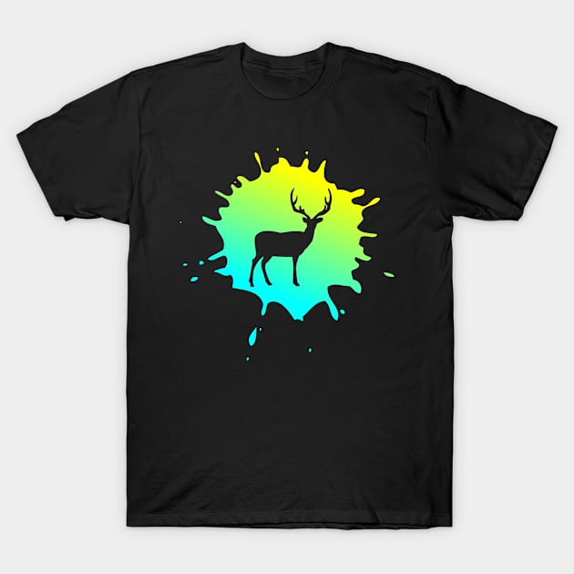 Men or Boys Deer T-Shirt by JKFDesigns